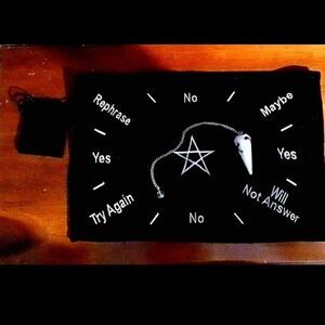 Moonstone Crystal Pendulum & Divination Mat